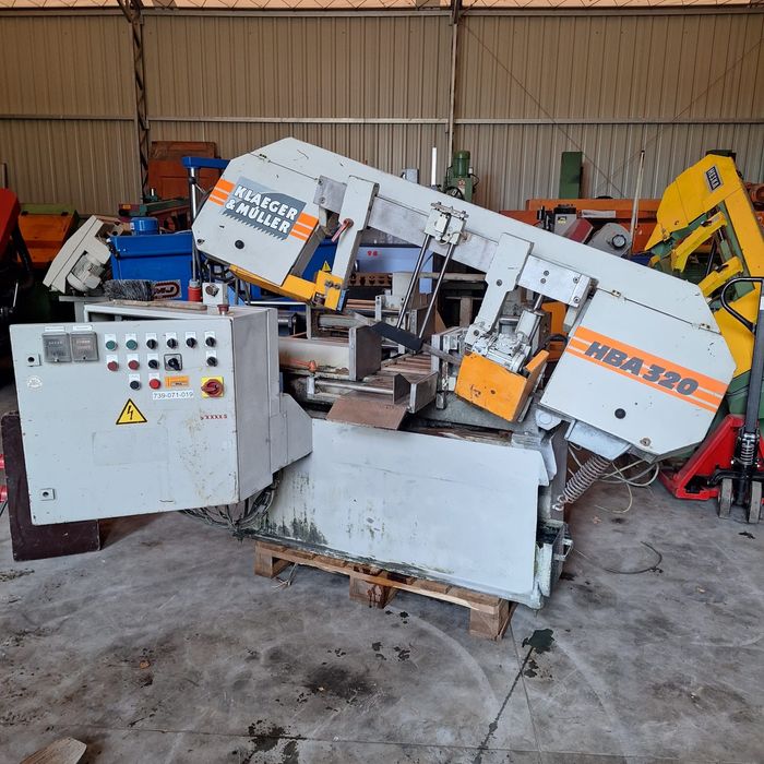 Piła przecinarka taśmowa KLAEGER&MULLER HBA320 automat