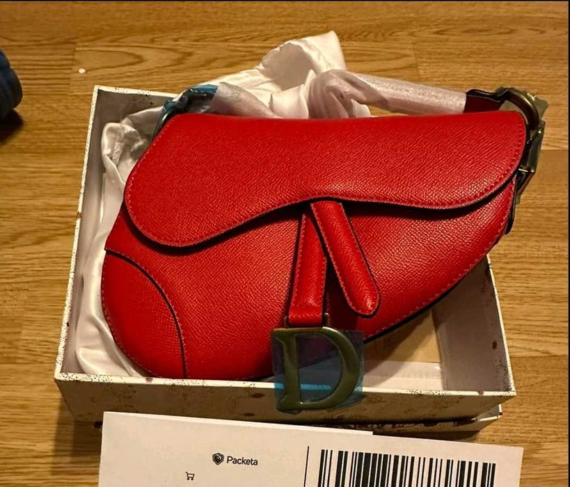 Torebka damska nowa Cristiana Diora Saddle, Skóra