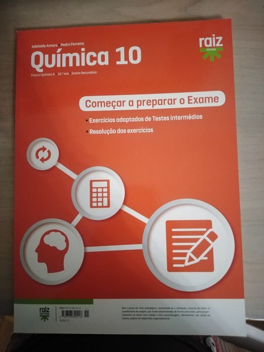Caderno de atividades Química 10°ano Raiz