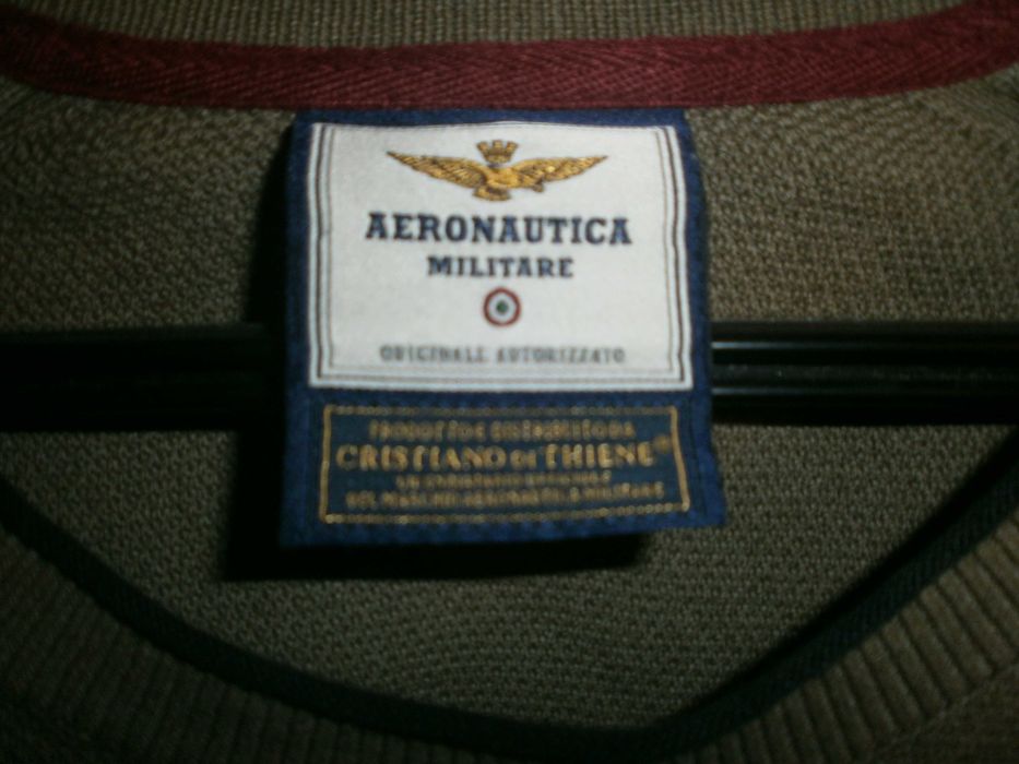 Джемпер реглан Aeronautica Militare, р. XXl, наш р. 54-56. ПОГ-65 см
