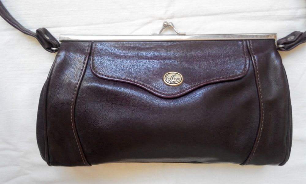 Дамская сумочка-клатч "Леди", винтаж, СССР, ретро-защёлка.