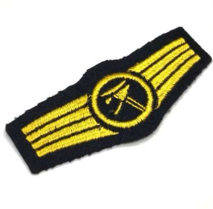 Distintivo de qualificação em tecido da Luftwaffe/Flak alemã (Vintage)
