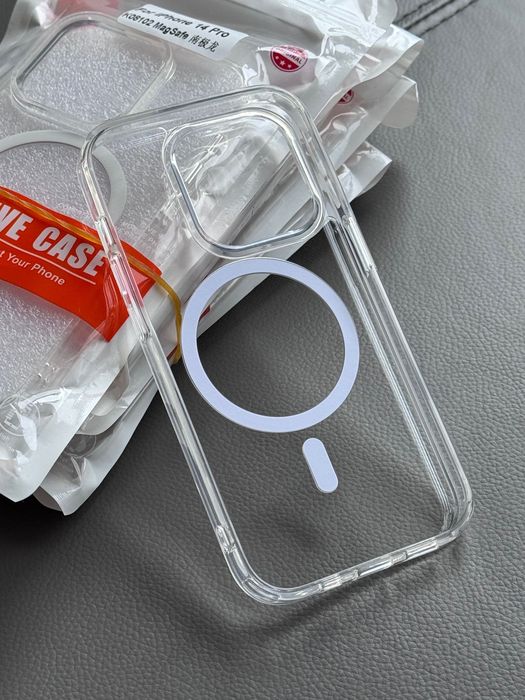 Прозрачный чехол clear case iPhone 14 Pro