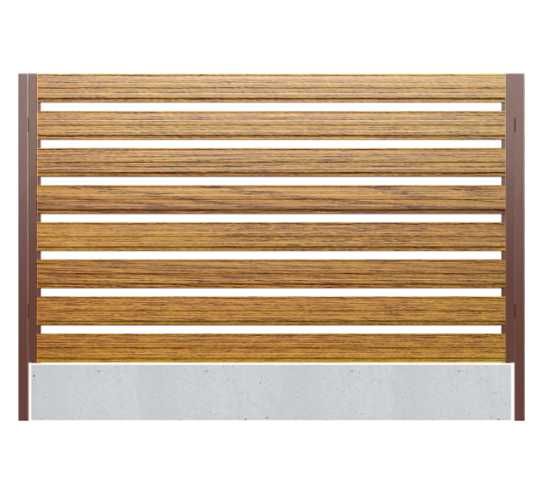 Przęsło ogrodzeniowe 120x200cm Złoty Dąb ze sztachet Sicuro