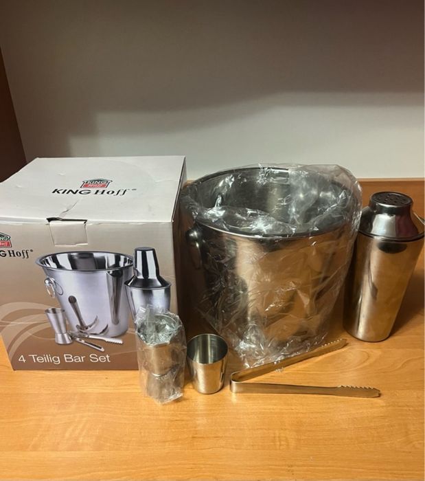 Набір для бару King Hoff з нержавіючої сталі 4 предмети
