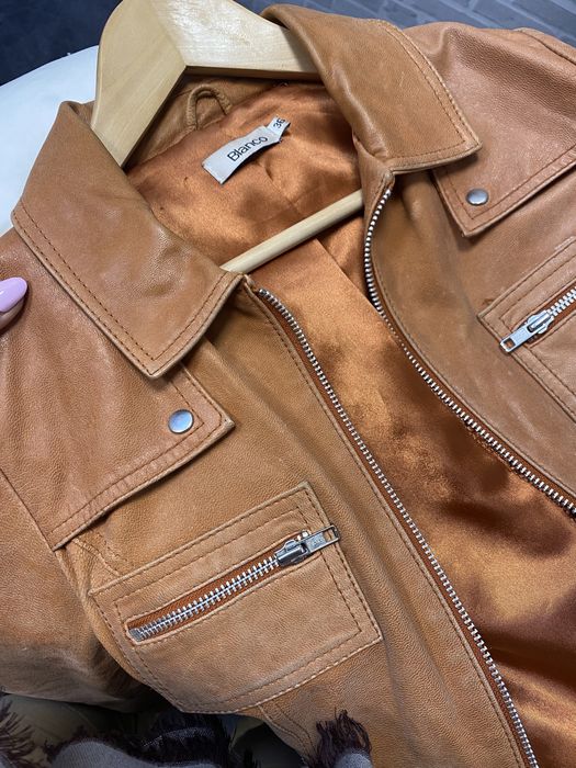 Blanco kurtka skórzana 100% skora naturalna S 36 ramoneska