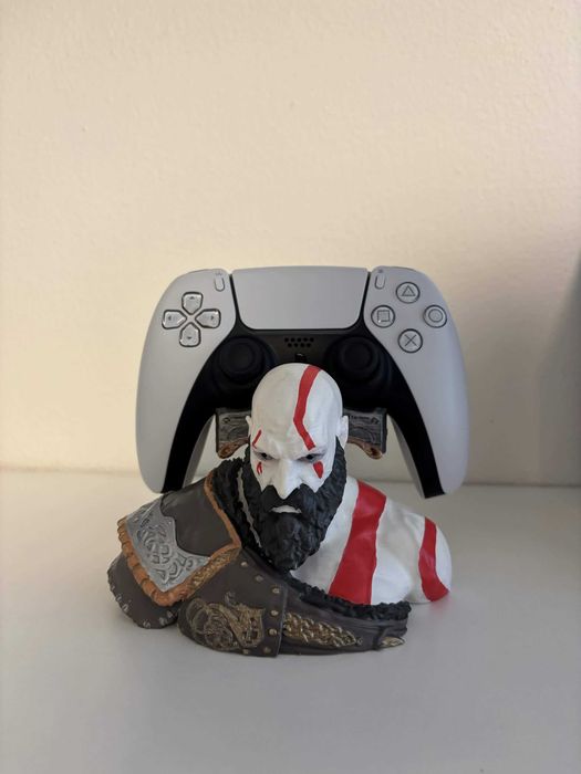 Busto Kratos (God of War) - Suporte de Comando