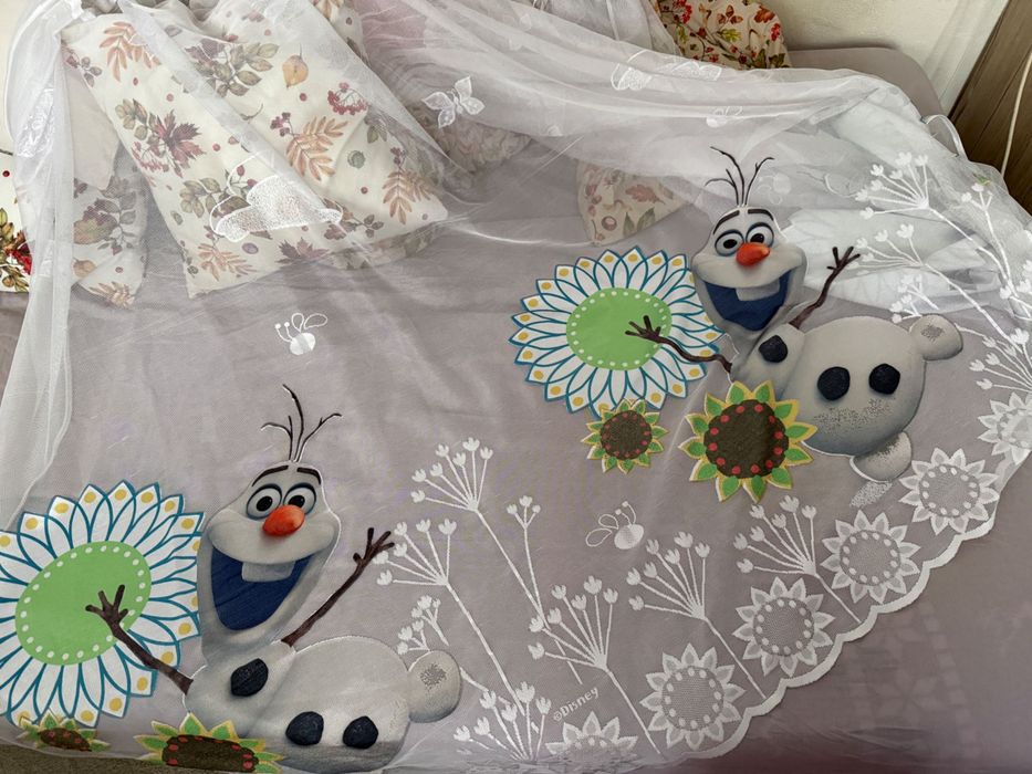 firanka zima święta Olaf Kraina Lodu