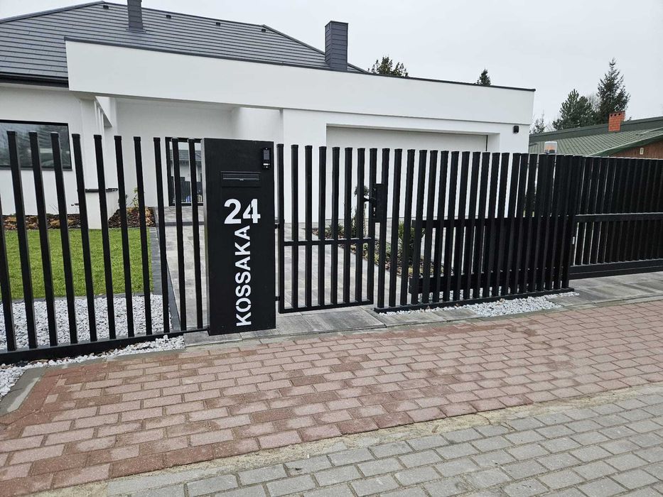 Ogrodzenia frontowe Bramy Przęsła Furtki Balustrady Zadaszenia Altany