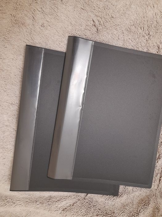 Пластикова папка - швидкозшивач формату  А4 + кишенька. 4 штуки.