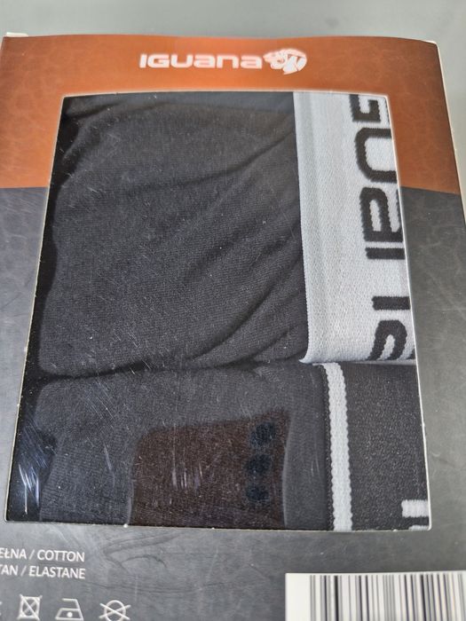 Iguana Bokserki Męskie 2-Pak Czarne Rozmiar XXL