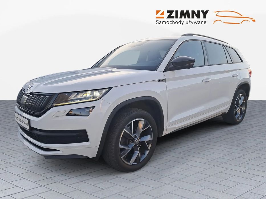 Skoda Kodiaq 2.0 TSI 190 KM DSG 4x4 Sportline Salon PL Kamera 360 Pamięć SmartLink