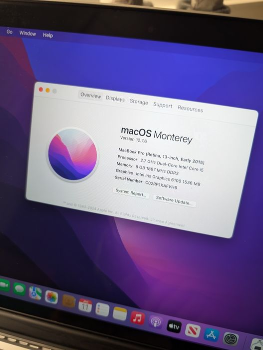 Apple MacBook Pro 13 2015 i5/8/256gb Retina 327 циклів