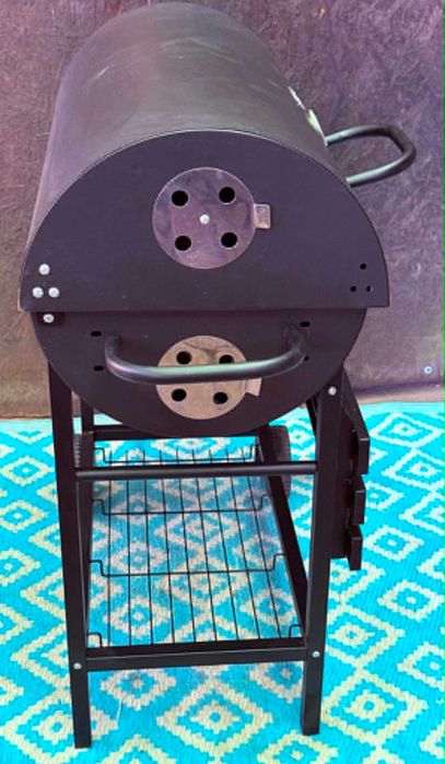 Duzy Grill Węglowy m-ki Lund z termometrem o wym. 52 cm x 94 cm x 107 cm stan bdb