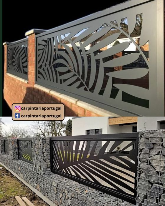 Guarda corpos em metal - Design moderno