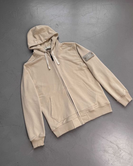 Зип худи Stone Island Худи Стон Айленд Бежевий