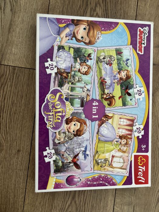 Puzzle 4w1 księżniczka Zosia