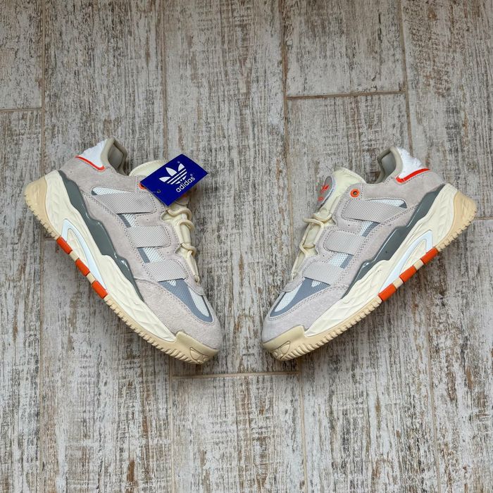 Кросівки Жіночі Adidas Niteball HD Beige & White Orange / Женские Кроссовки Adidas / Adidas