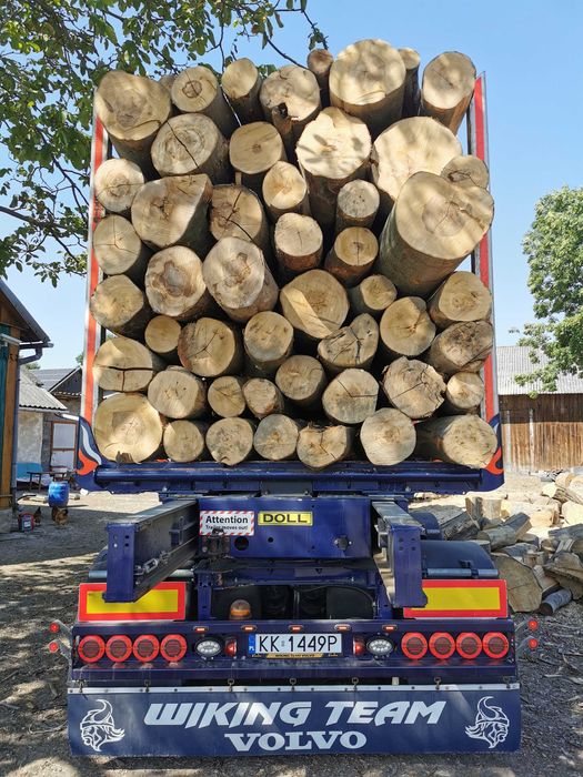 Drewno opałowe kominkowe Buk stosowe wałki metry