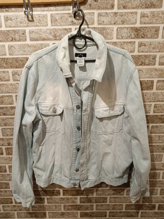 Джинсова куртка великого розміру