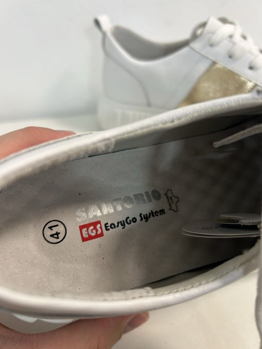 Nowe trampki skórzane