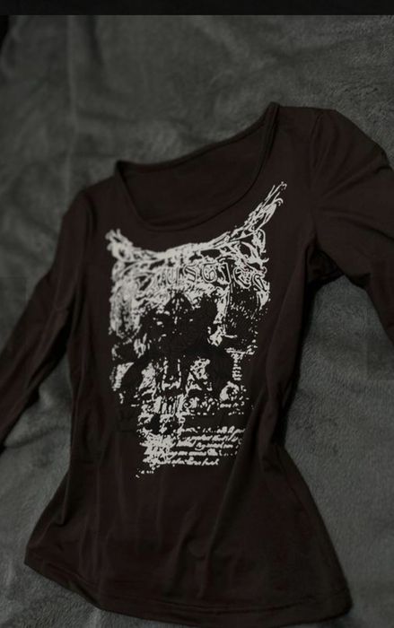 обтягивающий лонгслив