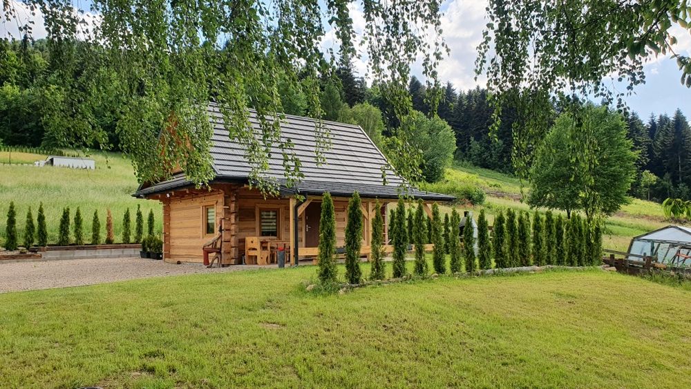 Domek w górach z Jacuzzi i Sauną Myślenice-Zarabie - Jodłowa Chata