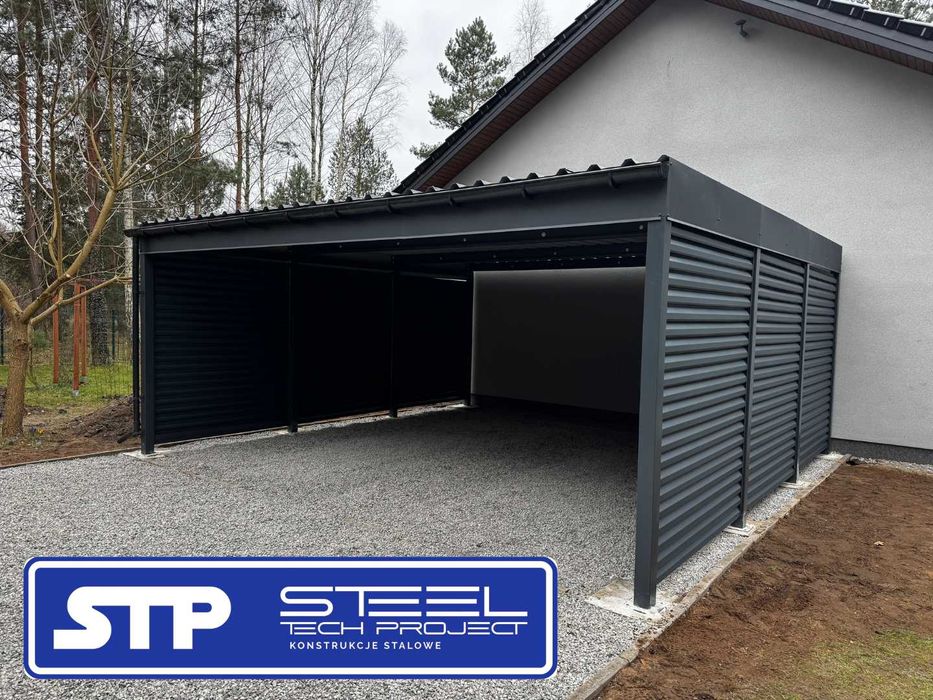 Carport 6x6 6x3 Wiata Samochodowa Altana Metalowa