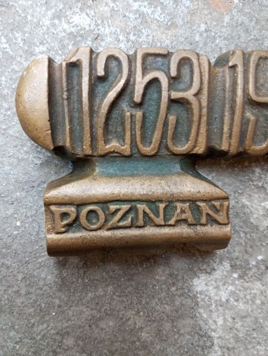 Klucz z brązu , ciężki - Poznań