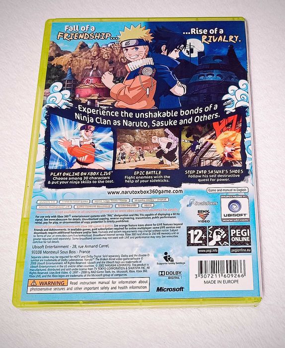 Naruto: The Broken Bond Xbox 360