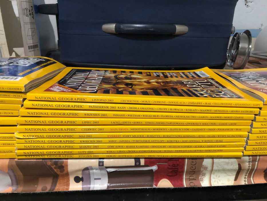 Kolekcja magazynu "National Geographic", 6 roczników, 1999 - 2004