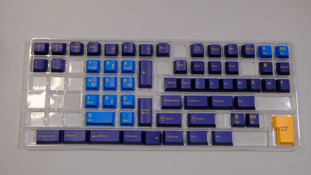 172 Keycaps Double Shot PBT SOLIDEE Nautilus Cherry US-ANSI ENTER ISO