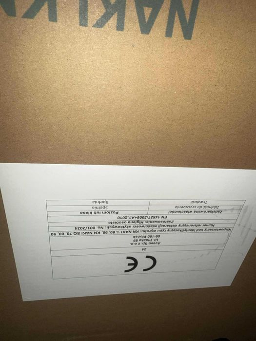Brodzik  półokrągły Aveeo Naki 90 cm nowy