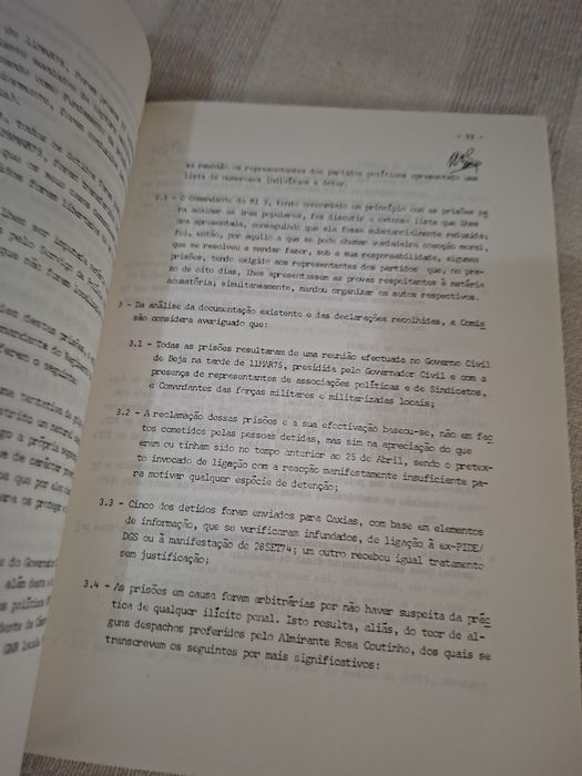 Relatório da Comissão de Averiguação de Violências sobre Presos sujeitos às Autoridades Militares