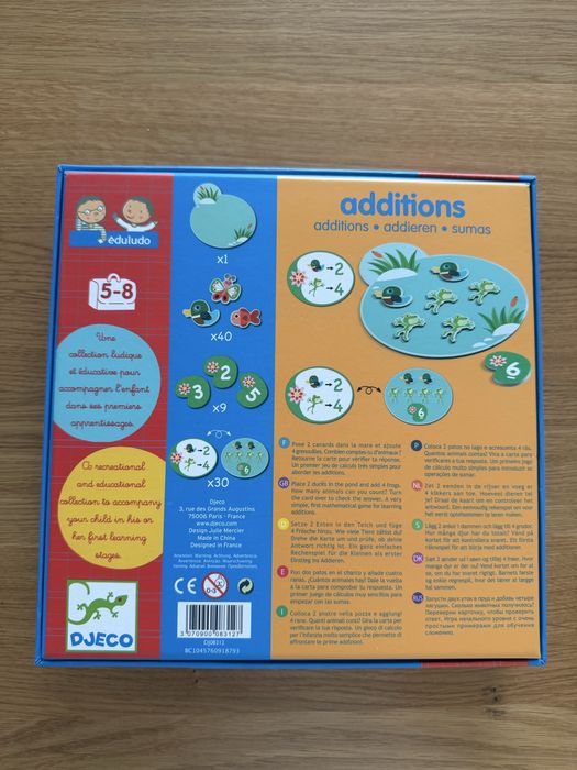 Розвиваюча гра Djeco Додавання Additions eduludo DJ08312