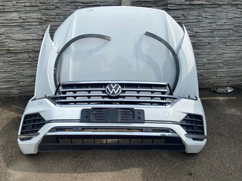 zderzak maska lampa pas kompletny przód vw touareg iii