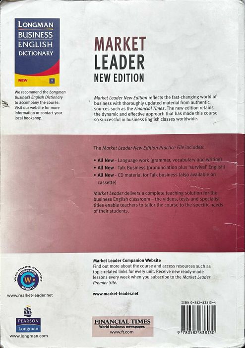 Podręcznik MARKET LEADER New Edition Intermediate B. PRACTICE FILE