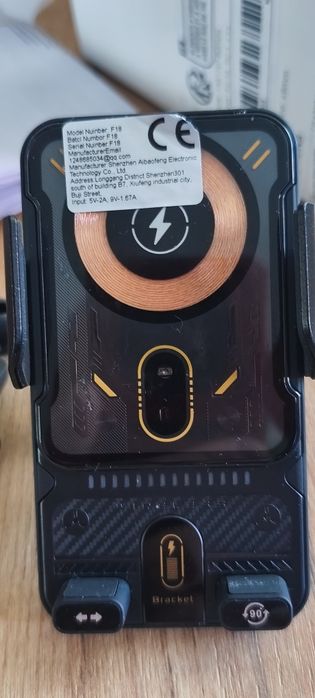 Uchwyt  na telefon Bezprzewodowy ładowanie indukcyjne 15 W