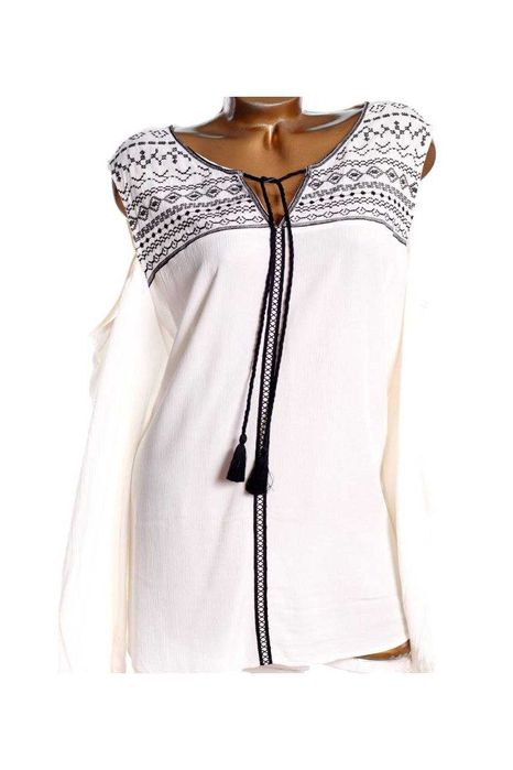 Жіноча вишиванка, дизайнерська блузка бохо F&F UK 22, EUR 50-52 розмір