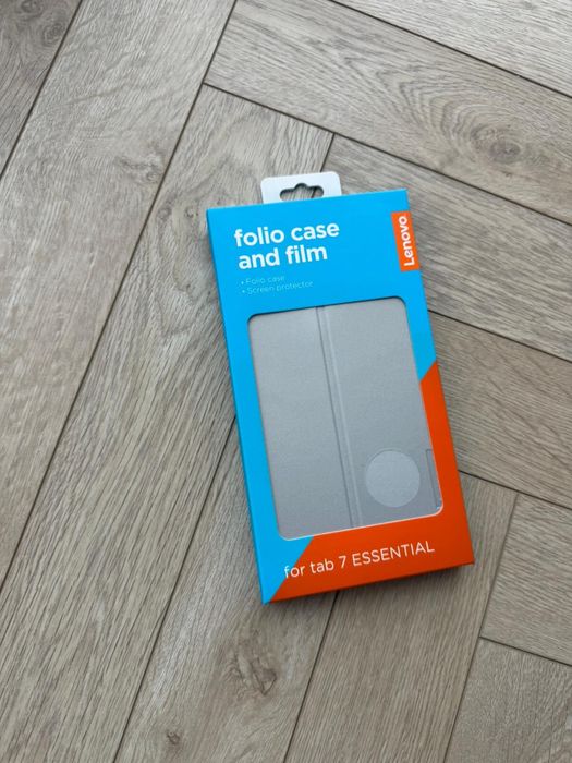 Nowe oryginalne etui pokrowiec na tablet Lenovo Tab 7 Essential Szare