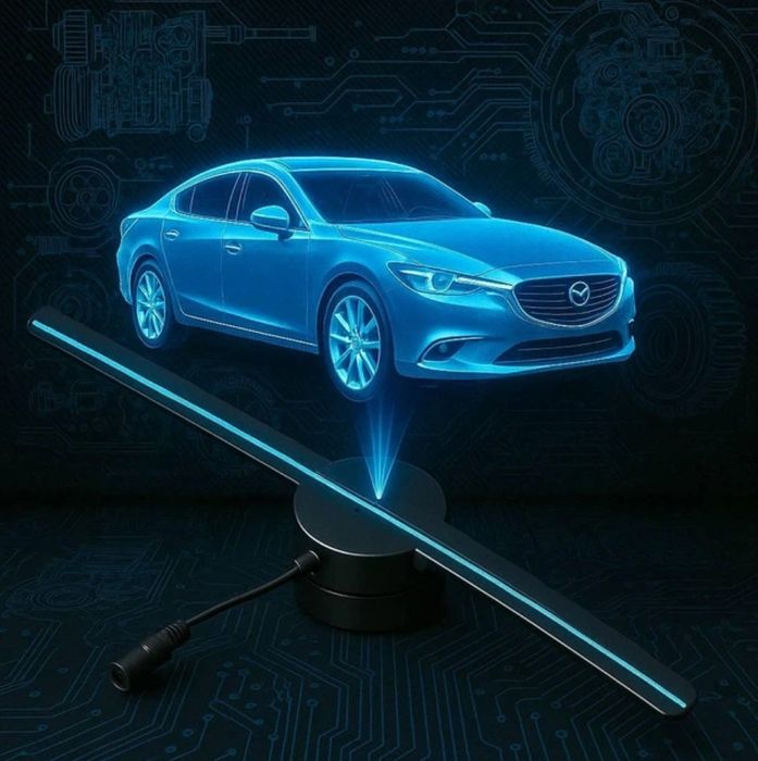 3 д 3D проектор голографічний 42см. з WiFi,  Bluetooth