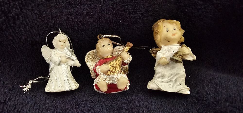Aniołki anioł zestaw 3 szt. Aniołków figurek
