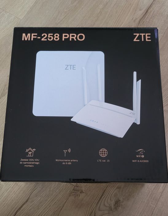 ZTE MF-258 PRO zestaw ODU IDU LTE wifi 6