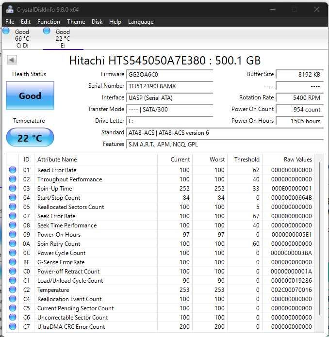 Disco Rígido 500GB Hitachi Z5K500 2.5" Slim (7mm) SATA