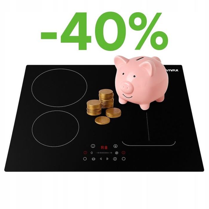 Płyta indukcyjna zabudowy 60cm BH-04MFZIN BOOST TIMER Strefa FLEX