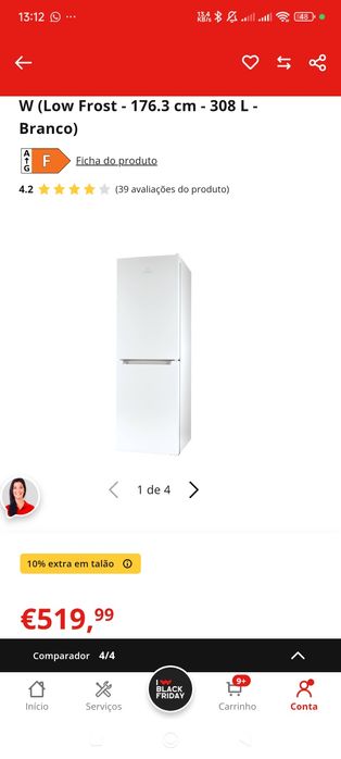 Frigorífico Indesit