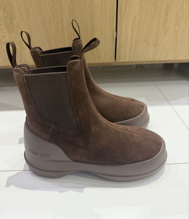Śniegowce Sztyblety Moon Boot Luna Chelsea r. 39 Zimowe Brązowe