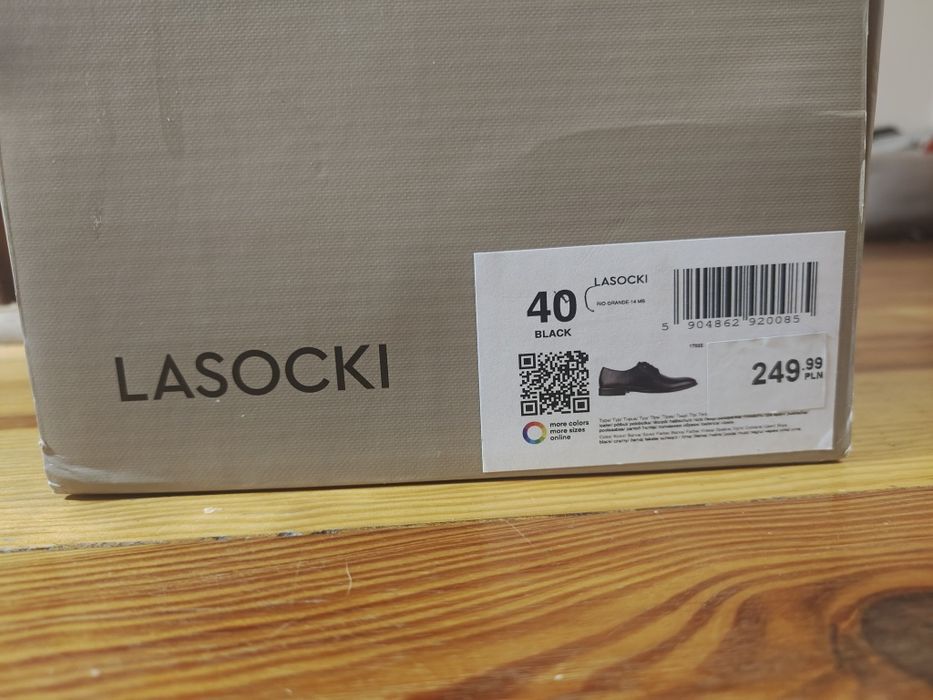 Buty męskie wizytowe Lasocki 40