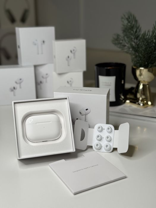 Навушники АірПодс Pro 2 з шумоподавлінням + чохол у подарунок