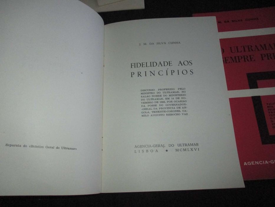 Discursos Silva Cunha Costa Freitas Valy Agência-Geral do Ultramar